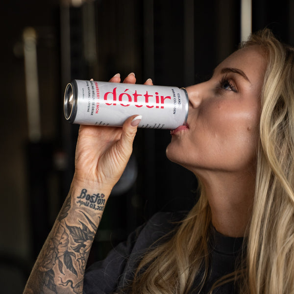 dóttir Icelandic Marine Collagen Sparkling Caffeinated Drink (12-Pack)