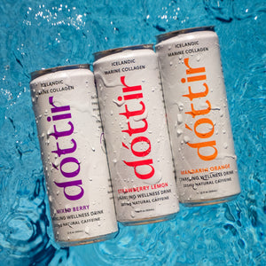dóttir Icelandic Marine Collagen Sparkling Caffeinated Drink (12-Pack)