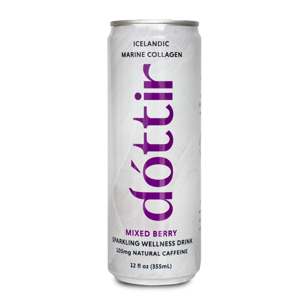 dóttir Icelandic Marine Collagen Sparkling Caffeinated Drink (12-Pack)