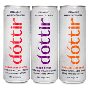 dóttir Icelandic Marine Collagen Sparkling Caffeinated Drink (12-Pack)